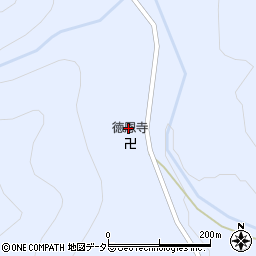 京都府京都市左京区久多上の町203周辺の地図