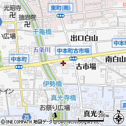 カトレヤ五条川店周辺の地図