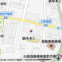 愛知陸運株式会社　中部支店小牧第二営業所周辺の地図