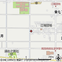愛知県一宮市明地江端253周辺の地図