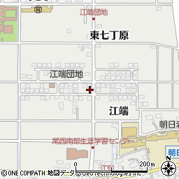 愛知県一宮市明地江端269周辺の地図