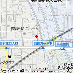 神奈川県小田原市鴨宮331周辺の地図