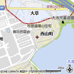愛知県春日井市西山町1617-31周辺の地図