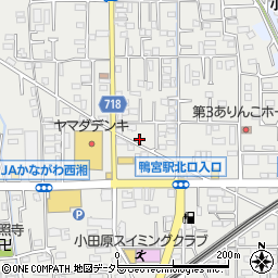 神奈川県小田原市鴨宮360-1周辺の地図