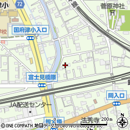 神奈川県小田原市国府津1693周辺の地図
