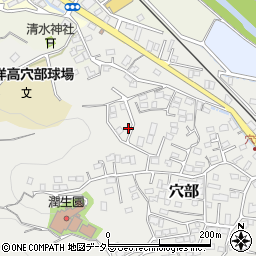 神奈川県小田原市穴部398周辺の地図
