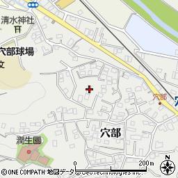神奈川県小田原市穴部397周辺の地図