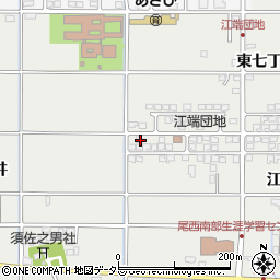 愛知県一宮市明地江端242周辺の地図