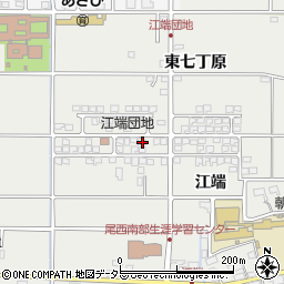 愛知県一宮市明地江端279周辺の地図