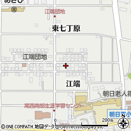 愛知県一宮市明地江端285周辺の地図