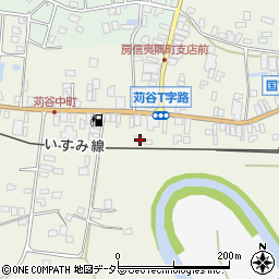 千葉県いすみ市苅谷164-1周辺の地図