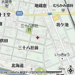 愛知県一宮市大和町妙興寺三十八社前8周辺の地図