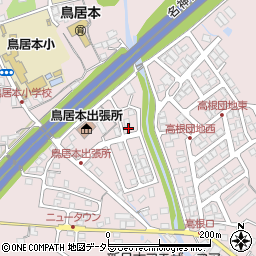 滋賀県彦根市鳥居本町1455-17周辺の地図