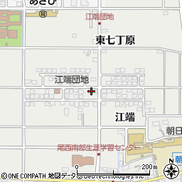 愛知県一宮市明地江端281周辺の地図