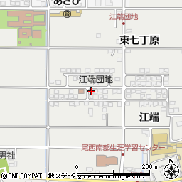 愛知県一宮市明地江端276周辺の地図