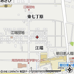 愛知県一宮市明地江端286周辺の地図
