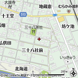 愛知県一宮市大和町妙興寺三十八社前7周辺の地図