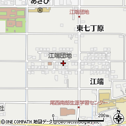 愛知県一宮市明地江端278周辺の地図