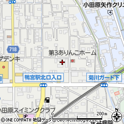 神奈川県小田原市鴨宮369-6周辺の地図
