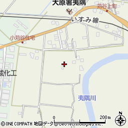 千葉県いすみ市苅谷21周辺の地図