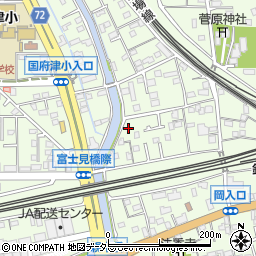 神奈川県小田原市国府津1693-12周辺の地図