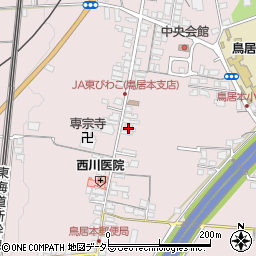 滋賀県彦根市鳥居本町1668周辺の地図