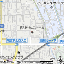 神奈川県小田原市鴨宮328周辺の地図