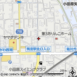 神奈川県小田原市鴨宮365周辺の地図
