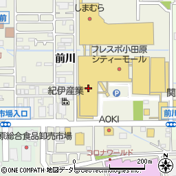 エスポット小田原シティーモール店周辺の地図