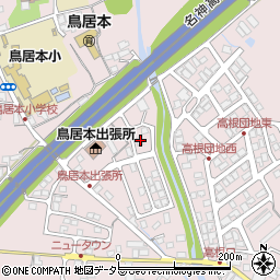 滋賀県彦根市鳥居本町1455-16周辺の地図