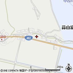 岡山県真庭市蒜山富掛田479-3周辺の地図