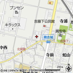 愛知県一宮市明地南古城50周辺の地図
