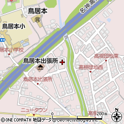 滋賀県彦根市鳥居本町1455-13周辺の地図