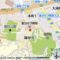 神奈川県横須賀市緑が丘23周辺の地図