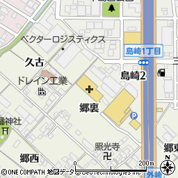 コーナンＰＲＯ一宮店周辺の地図