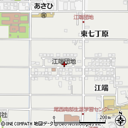 愛知県一宮市明地江端234周辺の地図