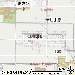 愛知県一宮市明地江端233周辺の地図