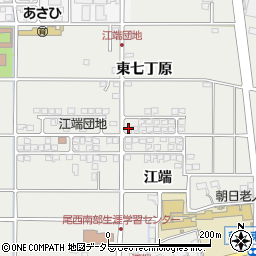 愛知県一宮市明地江端207周辺の地図