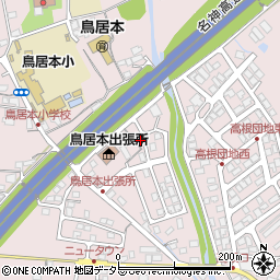 滋賀県彦根市鳥居本町1455-48周辺の地図