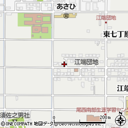 愛知県一宮市明地江端240周辺の地図