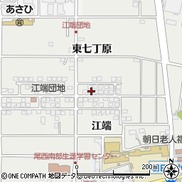 愛知県一宮市明地江端205周辺の地図