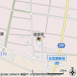 得浄寺周辺の地図