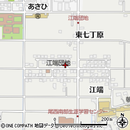 愛知県一宮市明地江端232周辺の地図