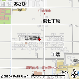 愛知県一宮市明地江端231周辺の地図