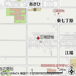 愛知県一宮市明地江端238周辺の地図