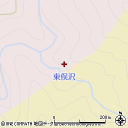 東俣沢周辺の地図