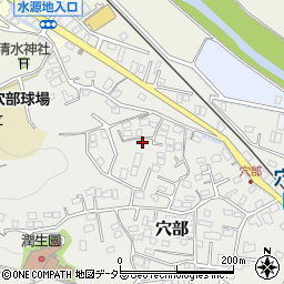 神奈川県小田原市穴部405周辺の地図