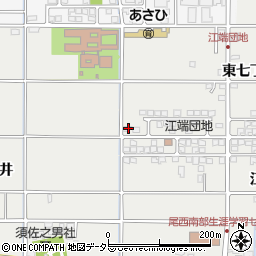 愛知県一宮市明地江端220周辺の地図