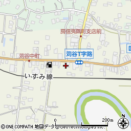 千葉県いすみ市苅谷171周辺の地図