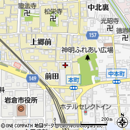 愛知県岩倉市本町神明西10周辺の地図